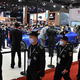 Image for article titled A Protester Was Dragged Away From The Tesla Booth At The Shanghai Auto Show